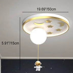 Lumendat Modern Creative Simple Acrylic Cartoon Starry Sky LED Flush Mount Ceiling Light Lumendat