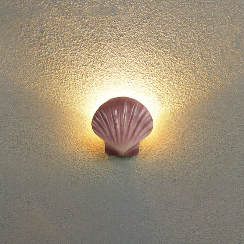 Outdoor Creative Shell Design Aluminum LED Waterproof Wall Sconce Lamp Lumendat