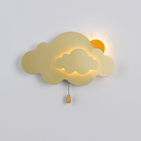 Lumendat Cartoon Creative Clouds Acrylic LED Wall Sconce Lamp Lumendat