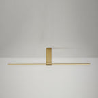 Modern Minimalist Aluminum Acrylic Strip Rectangle LED Semi-flush Mount Ceiling Light for Hallway BulbSquare