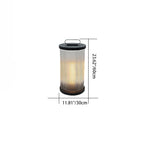 Modern Simplicity Cylinder Glass Steel 1-Light Landscape Light For Outdoor Patio Lumendat