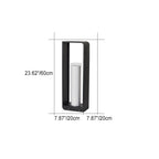 Modern Minimalist Square Frame Stainless Steel Acrylic LED Waterproof Lawn Landscape Light For Outdoor Patio Lumendat