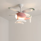 Lumendat Simple Cartoon Aircraft LED Downrods Ceiling Fan Light Lumendat