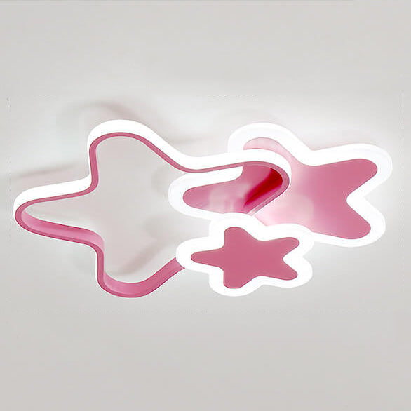 Lumendat Nordic Cartoon Star Shape LED Flush Mount Ceiling Light Lumendat