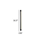 Modern Simplicity Long Strip Aluminum Silicone LED Wall Sconce Lamp