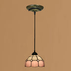 Tiffany Stained Glass Dome Shade European 1-light Pendant Light Lumendat