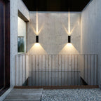 Modern Rectangular LED Outdoor Wall Sconce Lamp Lumendat