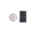 Modern Round Solar LED Remote Control Outdoor Indoor Flush Mount Lighting Lumendat