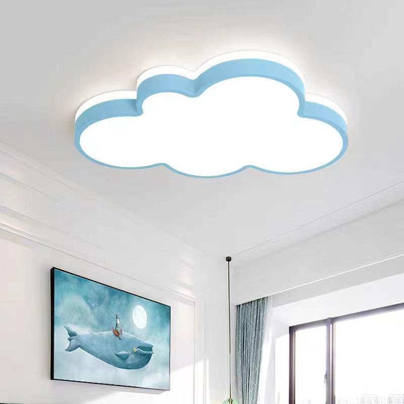 Lumendat Contemporary Creative Kids Cloud Iron Acrylic PMMA LED Flush Mount Ceiling Light For Bedroom Lumendat