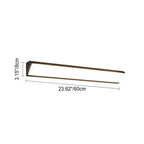 Modern Minimalist Outdoor Long Bar Aluminum Acrylic Waterproof LED Wall Sconce Lamp For Outdoor Lumendat