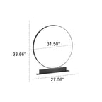Outdoor Waterproof Acrylic Lampshade Aluminum Ring Design LED Lawn Light Lumendat