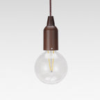 Retro Portable Waterproof Wood Round Cone Battery USB 1-Light Camping Outdoor Light Lumendat