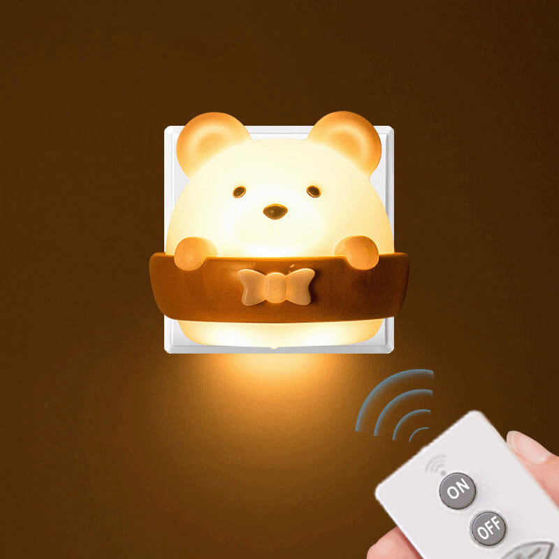 Lumendat Cartoon ABS Creative Bear LED Night Light Wall Sconce Lamp Lumendat