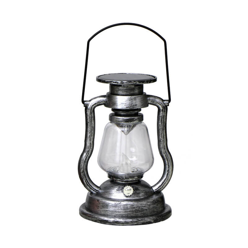 Solar Retro Kerosene Lamp Horse Lamp LED Outdoor Garden Patio Decoration Portable Flame Candle Light Lumendat