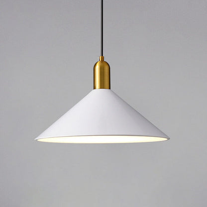 Nordic Minimalist Iron Triangle Cone 1-Light Pendant Light