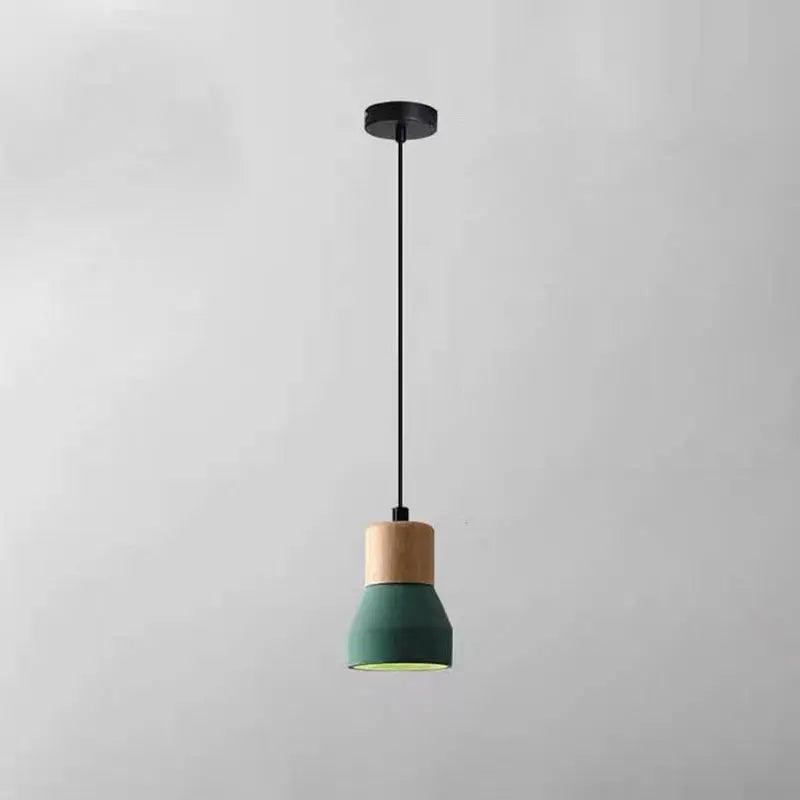 Nordic Cement Tapered 1-light Mini LED Pendant Light BulbSquare