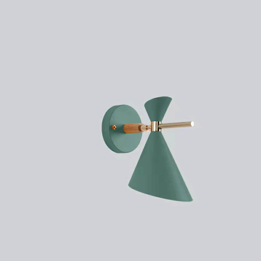 Nordic Simple Horn Shade 1-Light Wall Sconce Lamp Lumendat