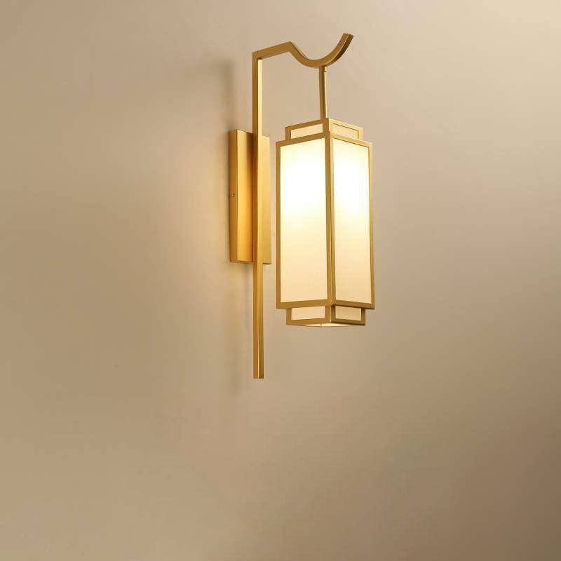 Modern Light Luxury Vintage Iron Cloth 1-Light Wall Sconce Lamp Lumendat