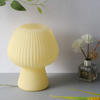 Modern Minimalist Mushroom 1-Light Glass Table Lamp For Bedside Lumendat