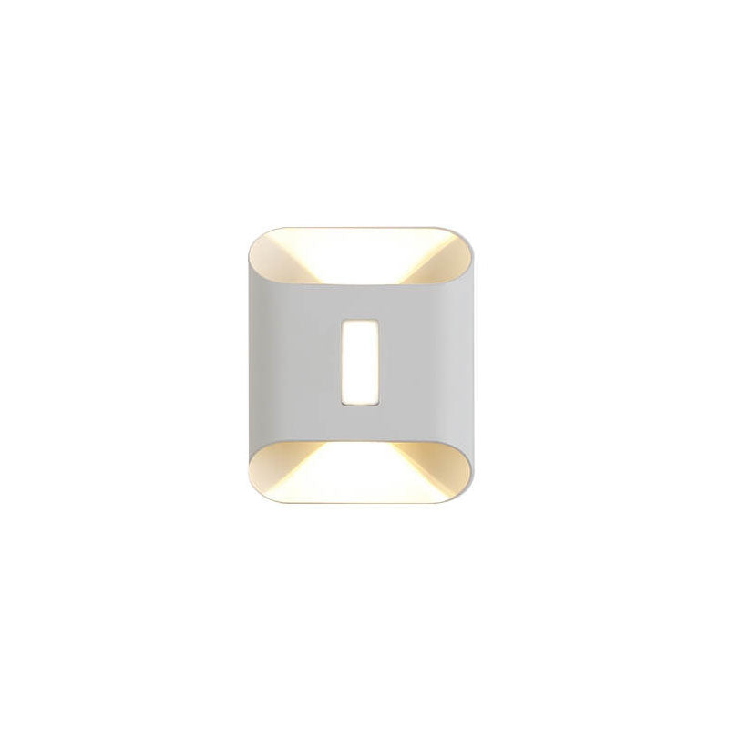 Modern Aluminum Lens Outdoor Waterproof Patio LED Wall Sconce Lamp Lumendat