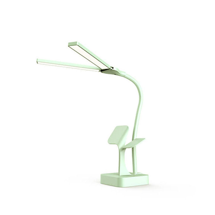 Lumendat Modern Folding Dual Lamp Plug-In Station Table Lamp Lumendat