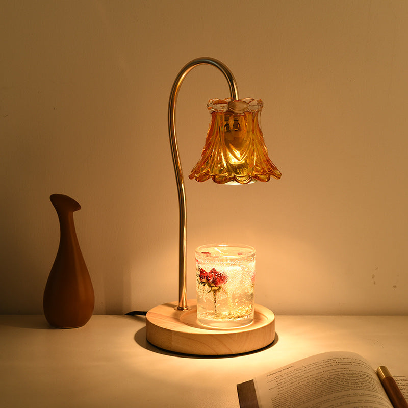 Nordic Classical Bellflower 1-Light Melting Wax Table Lamp Lumendat
