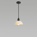 Modern Minimalist Glass Hemisphere 1-light Pendant Light BulbSquare