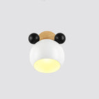 Lumendat Nordic Cartoon Bear Dome 1-Light Kids Wall Sconce Lamp Lumendat