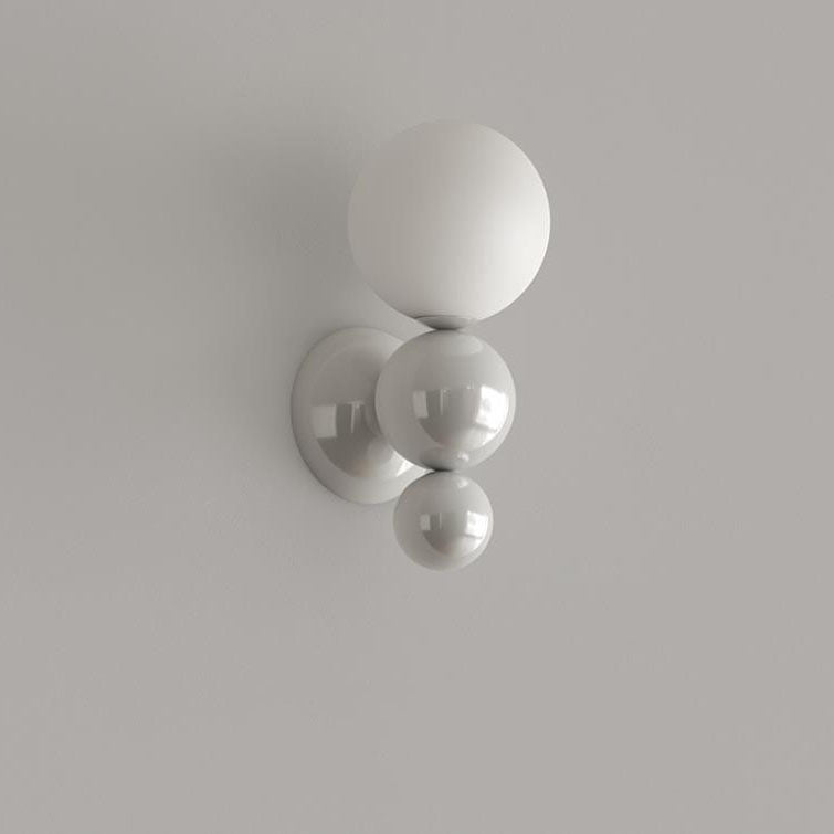 Modern Cream Style Children's Wrought Iron Sphere 1-Light Wall Sconce Lamp Lumendat