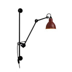 Industrial Vintage Iron Long Pole Swing Arm 1-Light Wall Sconce Lamp