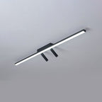 Nordic Minimalist Acrylic Long Strip Track Spotlight LED Flush Mount Ceiling Light Lumendat