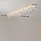 Modern Minimalist Acrylic Long Spotlight Track Light LED Flush Mount Ceiling Light For Living Room