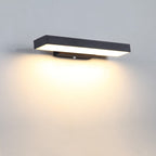 Modern Minimalist Rectangular Flat LED Sensor Outdoor Waterproof Wall Sconce Lamp