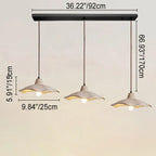 Japanese Vintage Cement Flower Lampshade Island Light Chandelier – 1/2/3 Light Lumendat