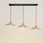 Japanese Vintage Cement Flower Lampshade Island Light Chandelier – 1/2/3 Light Lumendat