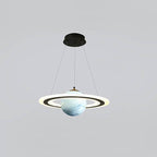 Lumendat Modern Creative Space Planet Circle Kids LED Chandelier Lumendat
