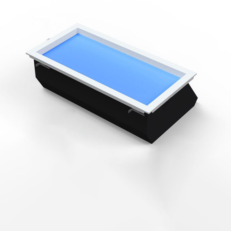 Modern Minimalist Smart Blue Sky Metal LED Flush Mount Ceiling Light for Living Room