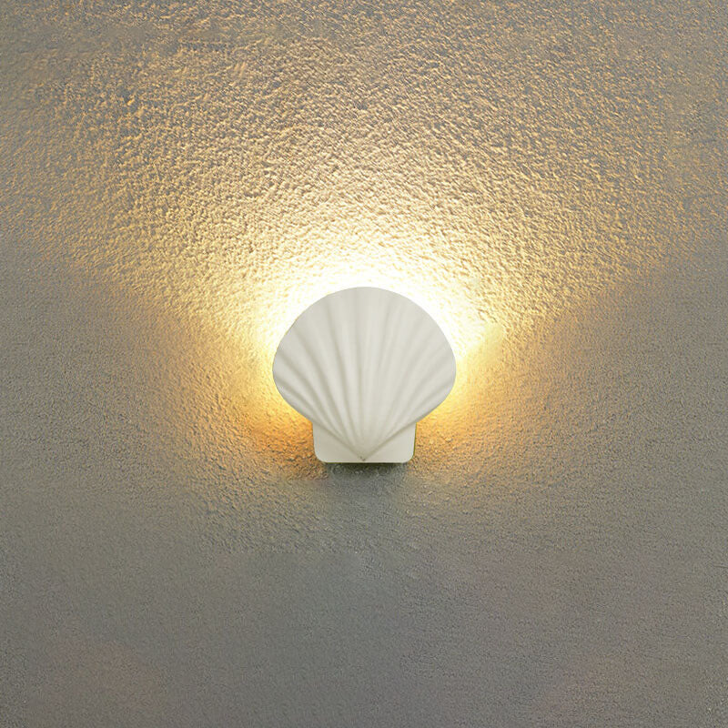 Outdoor Creative Shell Design Aluminum LED Waterproof Wall Sconce Lamp Lumendat