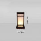 Traditional Chinese Rectangular Parchment Wood 1-Light Standing Floor Lamp For Entertainment Rooms Lumendat