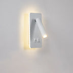 Nordic Minimalist Square Spotlight Rotatable LED Reading Wall Sconce Lamp