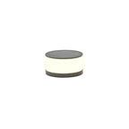 Modern Minimalist Solar Outdoor Round Column Post Head LED Waterproof Landscape Light for Garden Lumendat