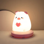 Creative Silicone Animal USB Rechargeable Night Light Decorative Table Lamp Lumendat