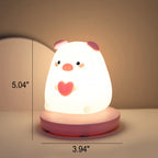 Creative Silicone Animal USB Rechargeable Night Light Decorative Table Lamp Lumendat