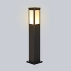 Modern Solar Lawn Square Column Outdoor Waterproof Path Lamp Lumendat