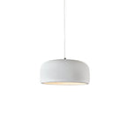 Japanese Minimalist Matte Texture Resin Dome 1-light Pendant Light BulbSquare
