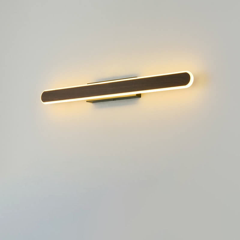 Scandinavian Modern Minimalist Wood LED Vanity Light Wall Sconce Lamp Lumendat