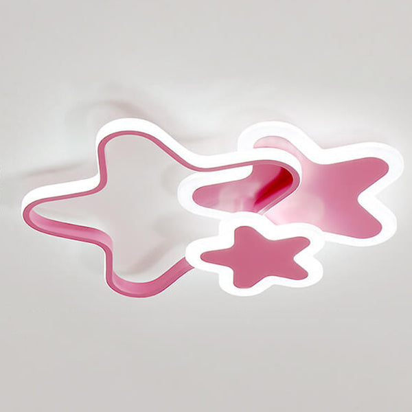 Lumendat Nordic Cartoon Star Shape LED Flush Mount Ceiling Light Lumendat