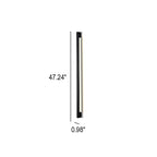 Modern Simplicity Long Strip Aluminum Silicone LED Wall Sconce Lamp