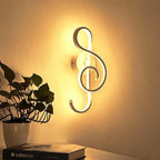 Contemporary Creative Bar Wave Aluminium Acrylic LED Wall Sconce Lamp For Living Room Lumendat