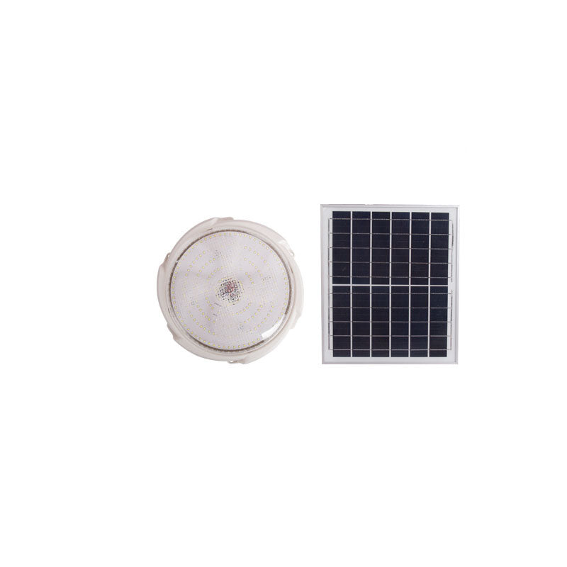 Modern Round Solar LED Remote Control Outdoor Indoor Flush Mount Lighting Lumendat